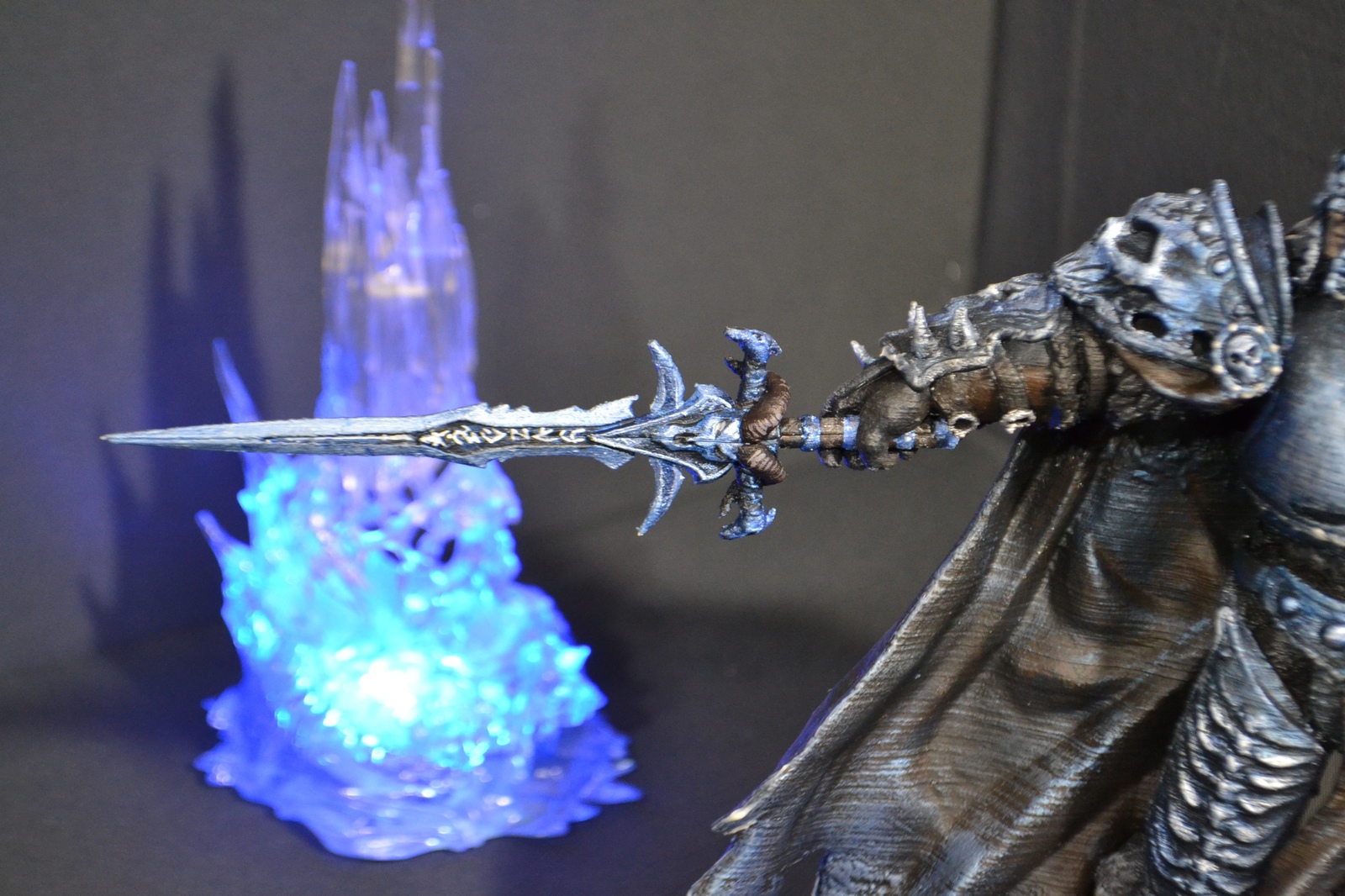 Lich King on a 3d printer. - My, 3D printer, 3D печать, Craft, Longpost, World of warcraft, 