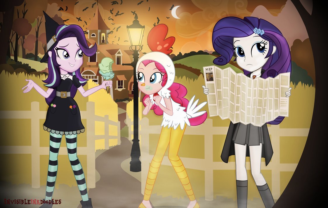 Halloween 2018 - My Little Pony, Mane 6, Sunset Shimmer, Starlight Glimmer, Equestria Girls, Длиннопост