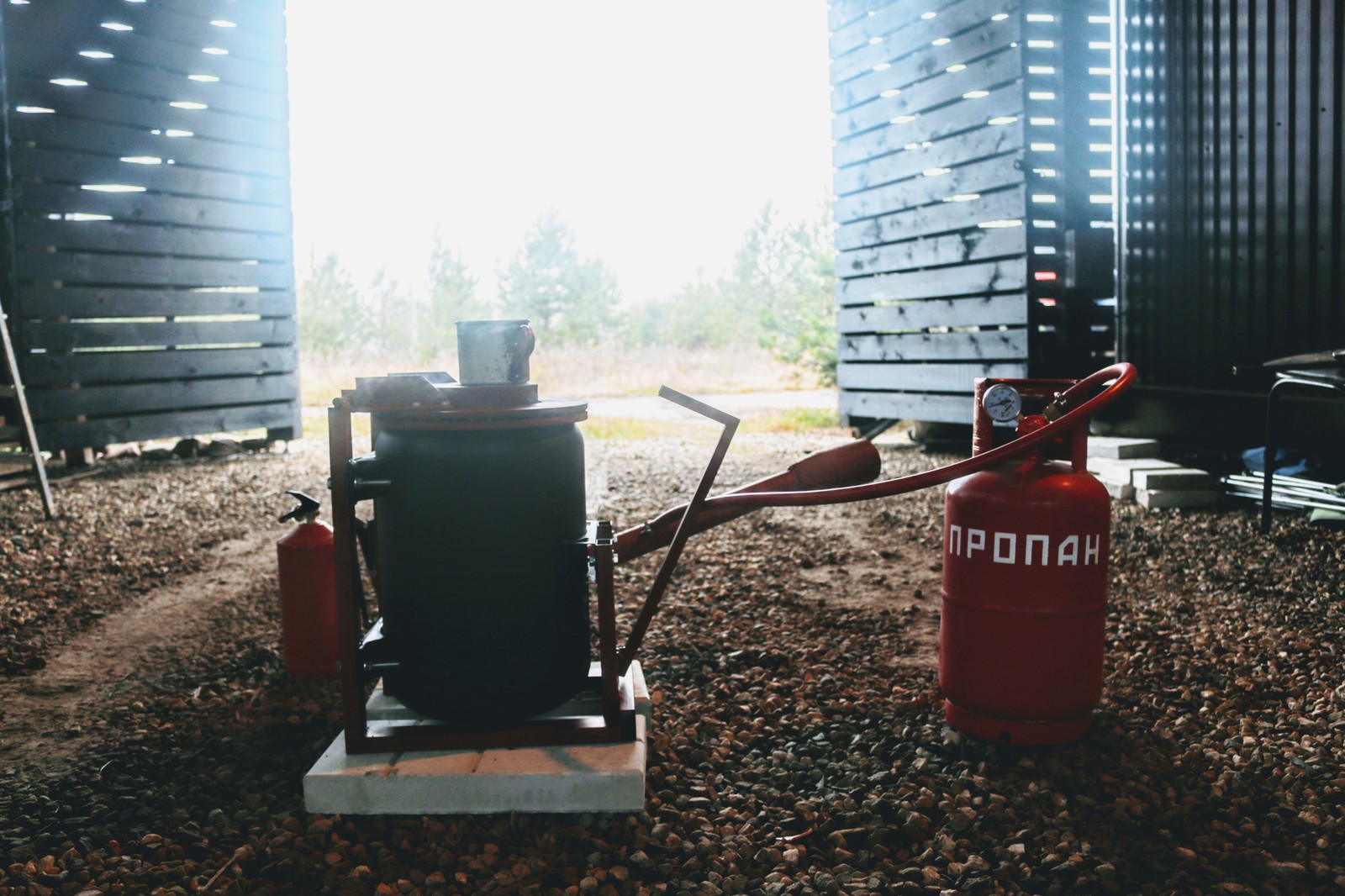 Coffee on a portable fusion oven. - My, Longpost, Smelter, Coffee, With your own hands, Bugle