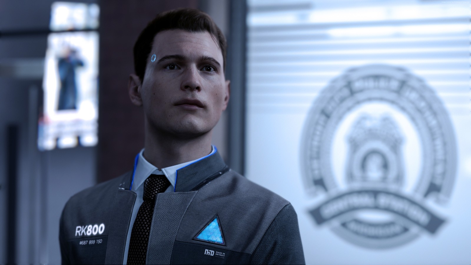 4K Wallpaper Detroit Become Human Connor - Detroit: Become Human, , Longpost, Connor - Detroit: Became Human