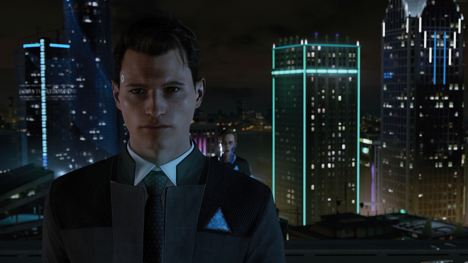 4K Wallpaper Detroit Become Human Connor - Detroit: Become Human, , Longpost, Connor - Detroit: Became Human