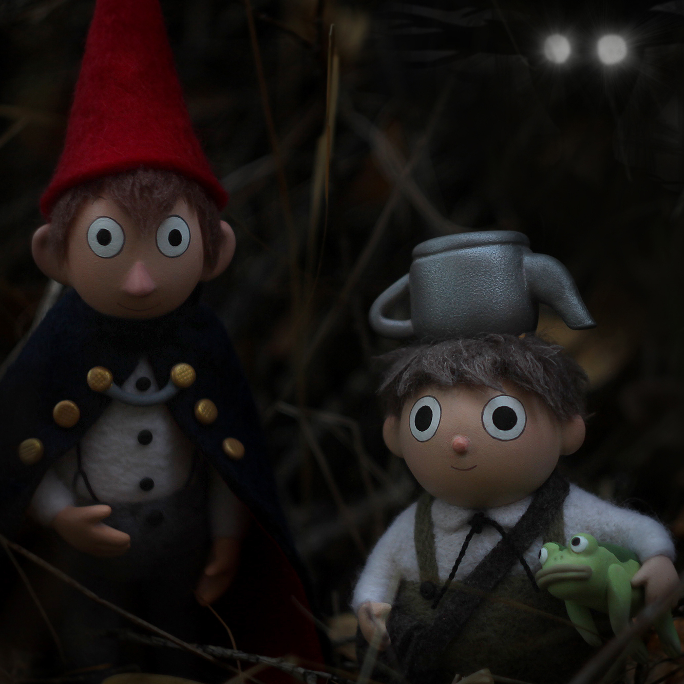 Greg and Wirt - My, Needlework without process, Dry felting, Polymer clay, Characters (edit), On the other side of the hedge, Longpost