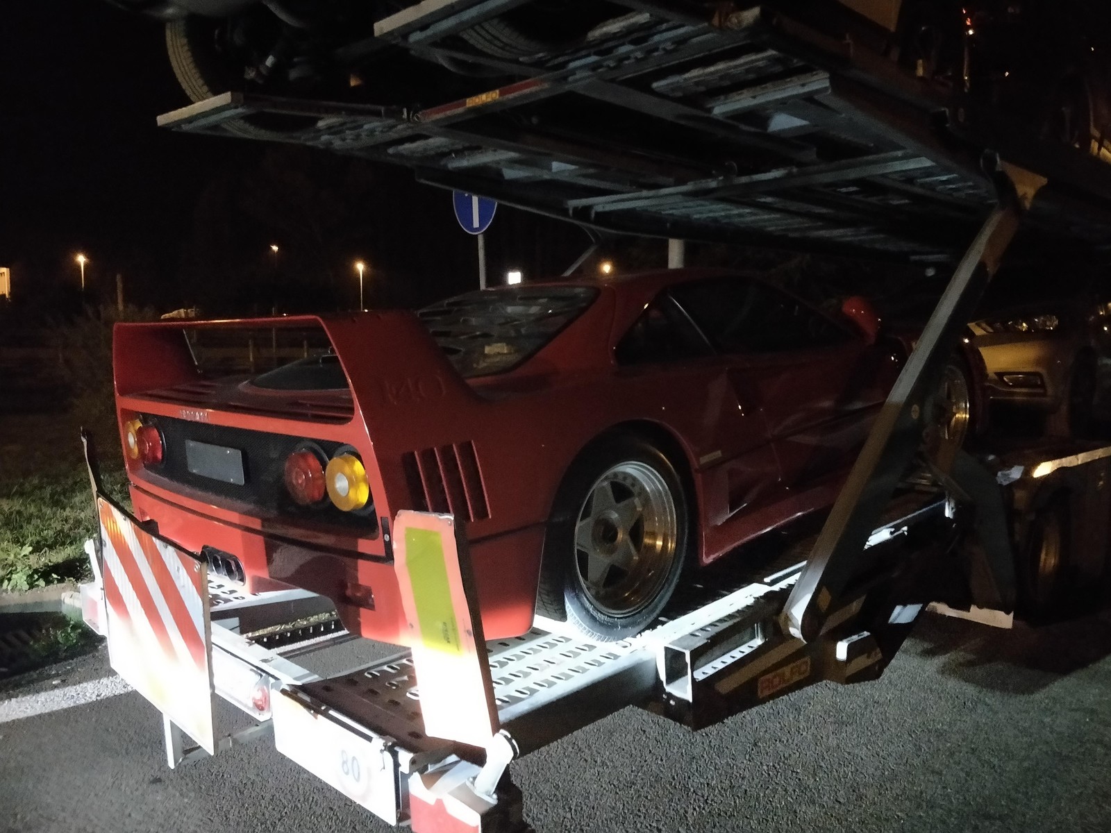 transportation - My, Ferrari F40, Italy, Auto transporter, Travels, Video, Longpost