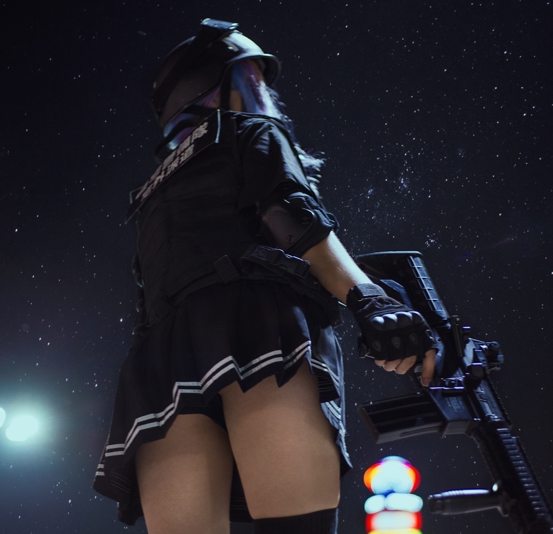 TyankoSoldier - Chan, Skirt, Weapon, Neet