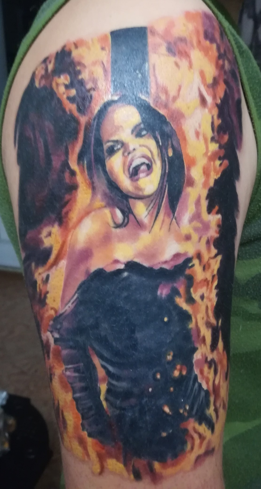 My first tattoo - My, Tattoo, Witches