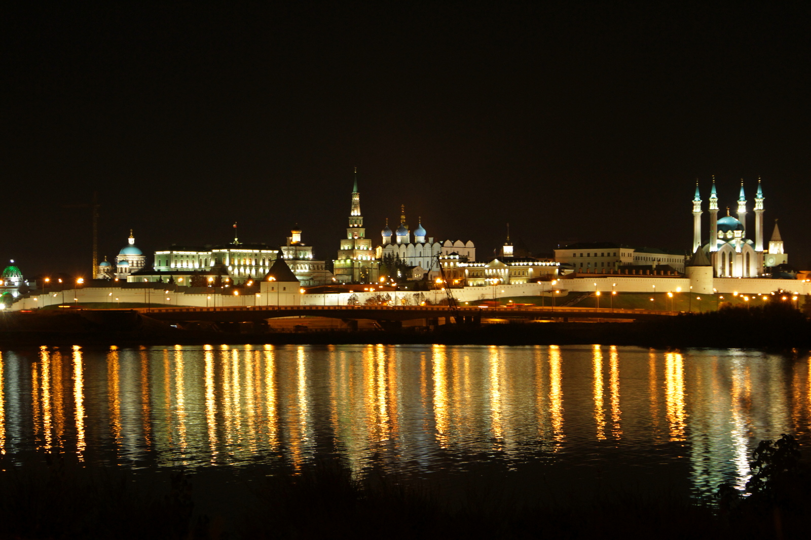 Ночной Кремль Казань