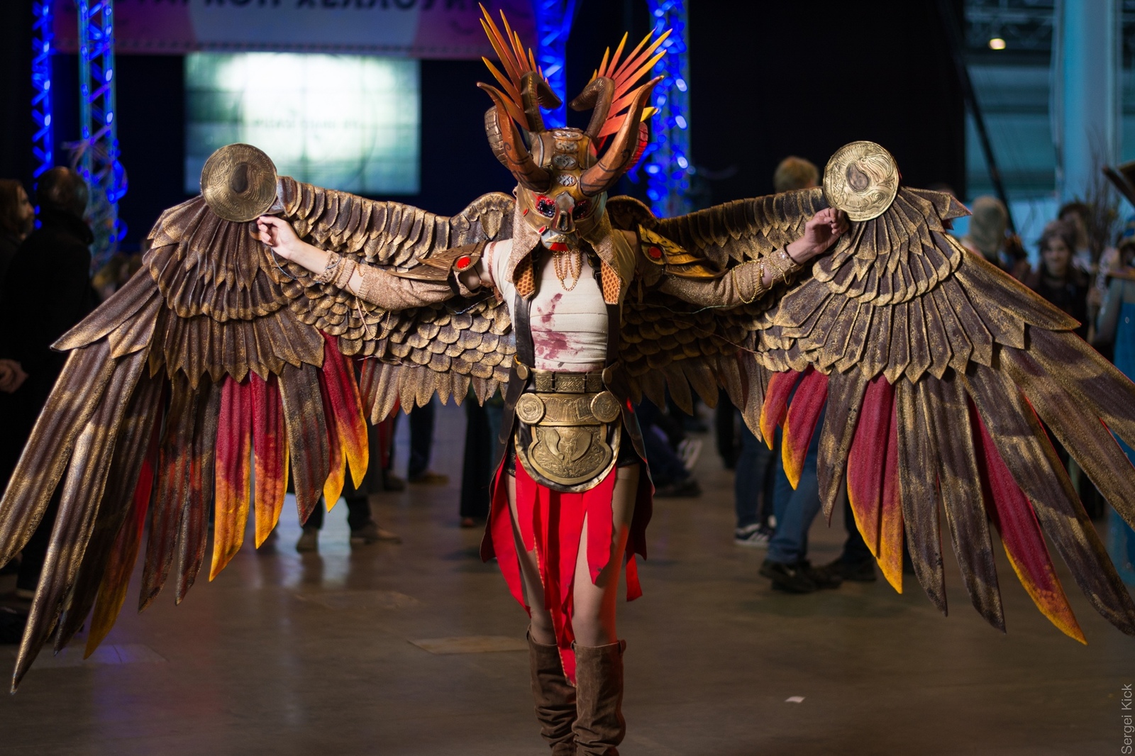 DIY Isolon Wings (Valkyrie Gondul cosplay from God of War 4) - Cosplay, , God of war, Wings, Valkyrie, With your own hands, Izolon, Longpost