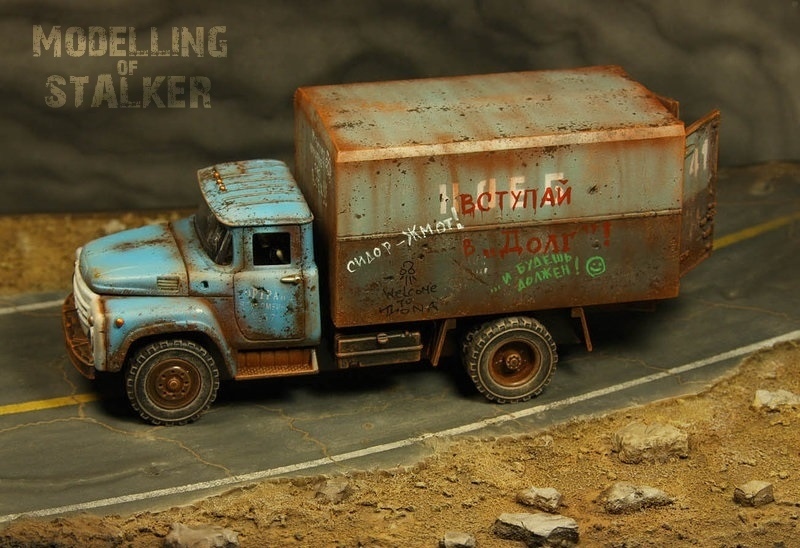 Post-apocalyptic ZIL - Post apocalypse, Zil, Diorama, Longpost, Stalker