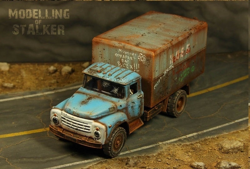 Post-apocalyptic ZIL - Post apocalypse, Zil, Diorama, Longpost, Stalker