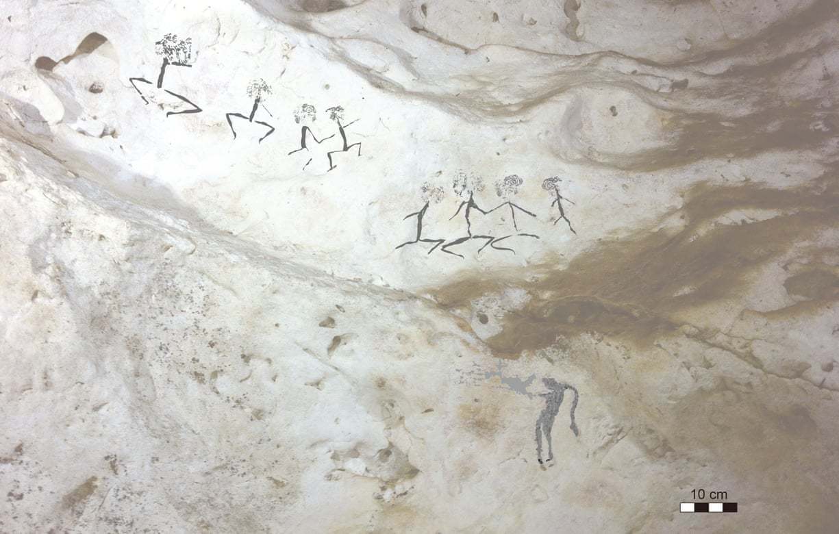 40,000-year-old rock paintings found in Indonesia - Find, Drawing, Archeology