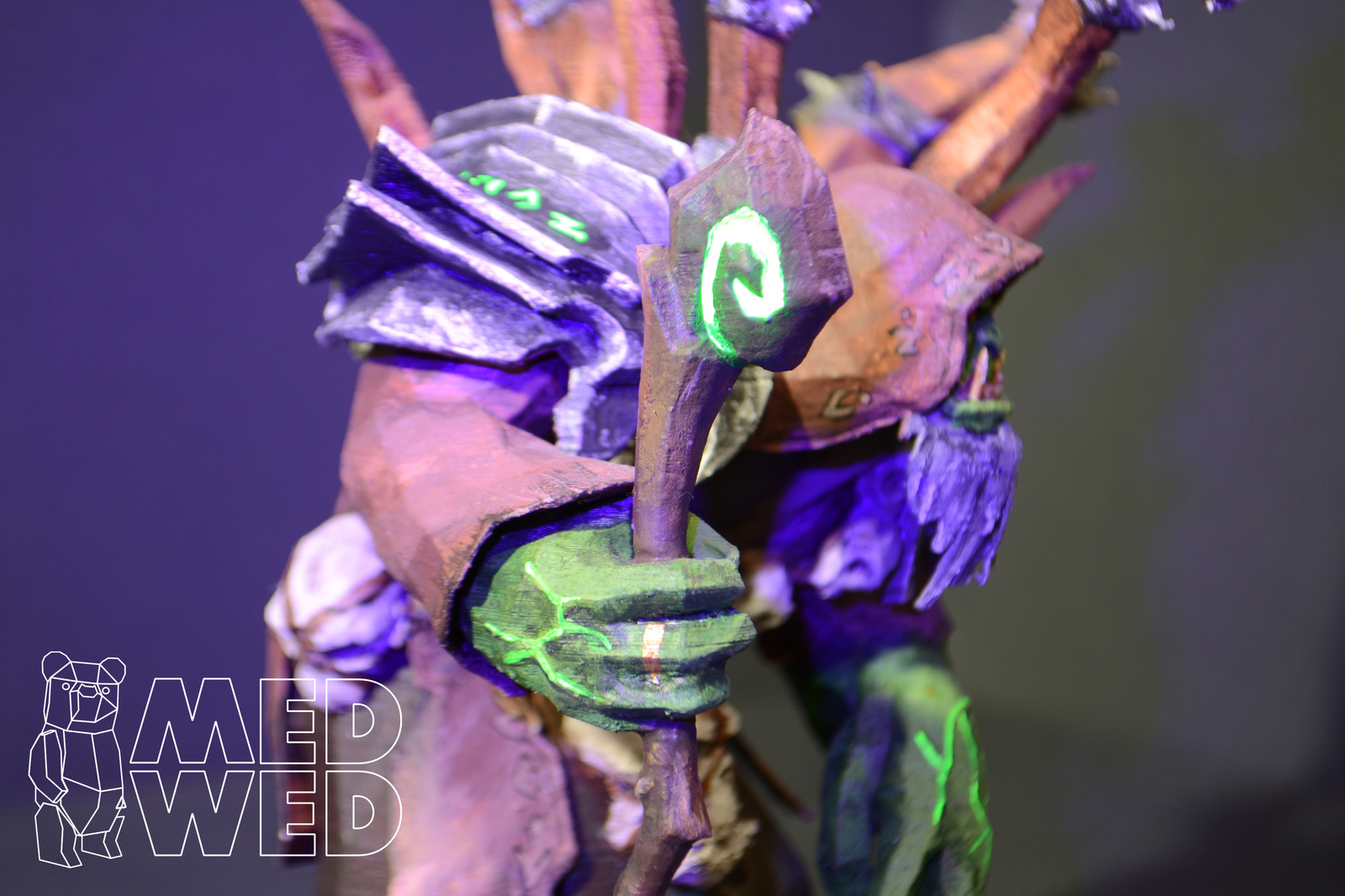 Gul'dan. printing on a 3D printer - My, , 3D печать, Longpost, World of warcraft, , Guldan