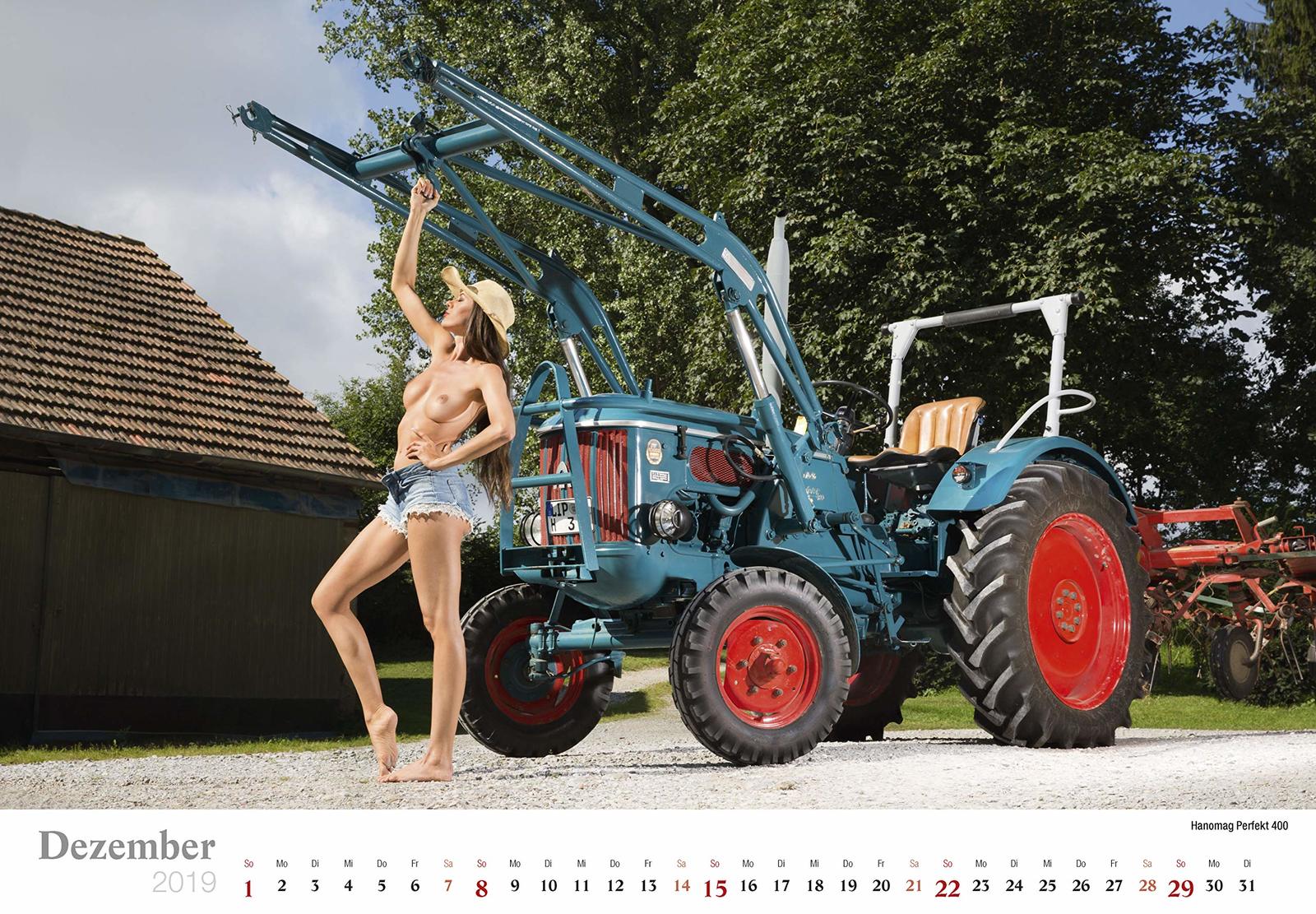 Tractor drivers - NSFW, Tractor, Girls, Erotic calendar, Longpost