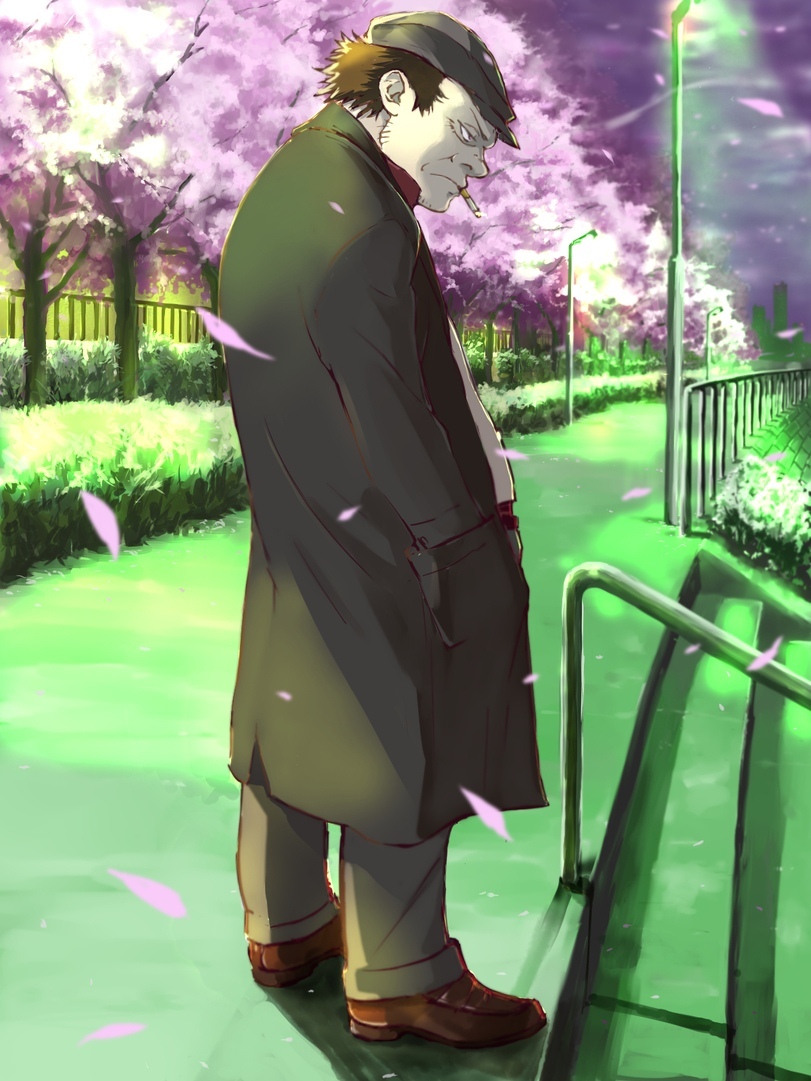 Quit smoking Huang - Anime, Anime art, Darker than black, , Hei, Yin, Mao, Longpost