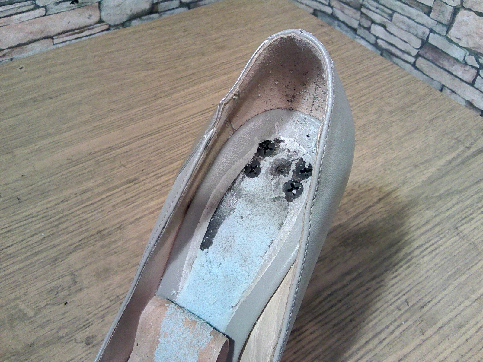 Heel reinforcement. - My, Shoe repair, Heels, Work, The photo, Longpost