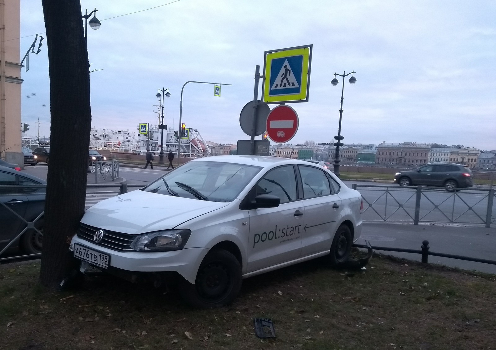 And again car sharing - My, Car sharing, Violation of traffic rules, , Auto, Longpost, , Vasilievsky Island