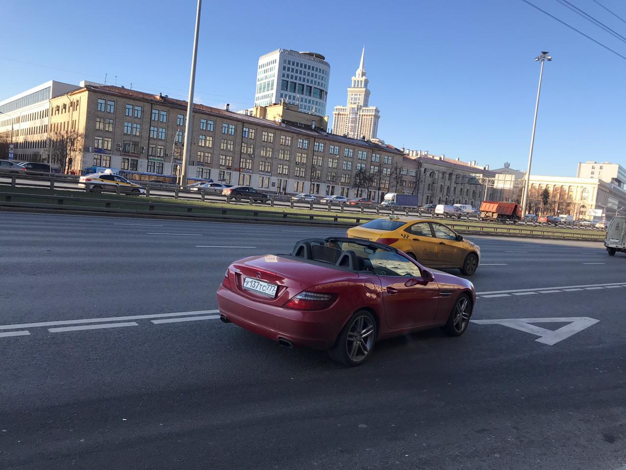 Did you wear a hat? - My, Moscow, freezing, Cabriolet, The photo