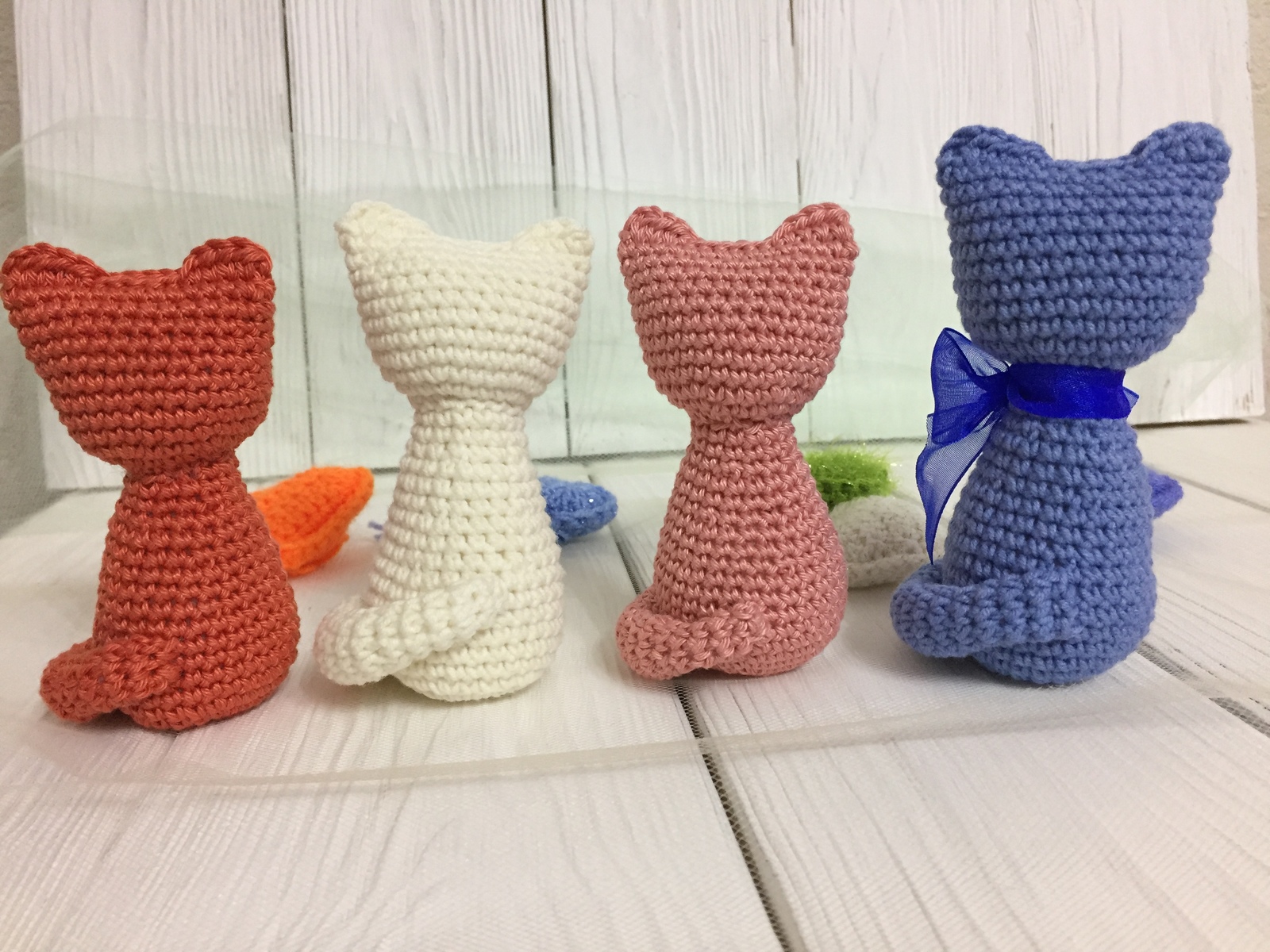 cat farm - My, Amigurumi, Crochet, With your own hands, Needlework without process, Longpost