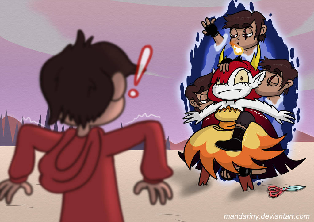 Все тайное становится явным. - Арт, Star vs Forces of Evil, Hekapoo, Клоны, Забавное, Mandariny, Marco Diaz