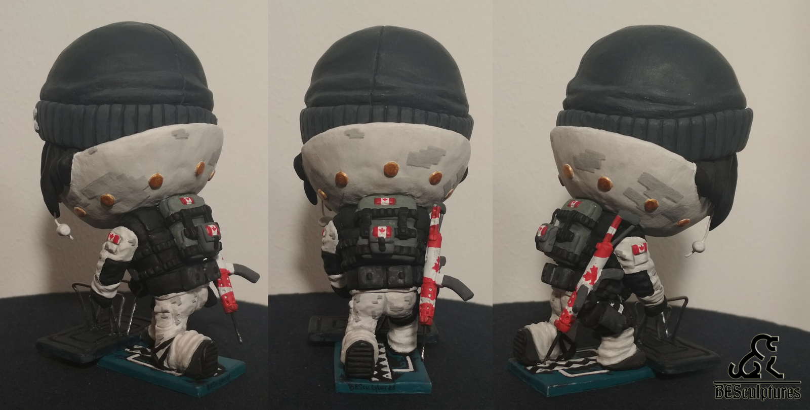 Chibi Frost - My, Tom clancy's rainbow six siege, Polymer clay, Handmade, Figurine, Video, Longpost, Figurines