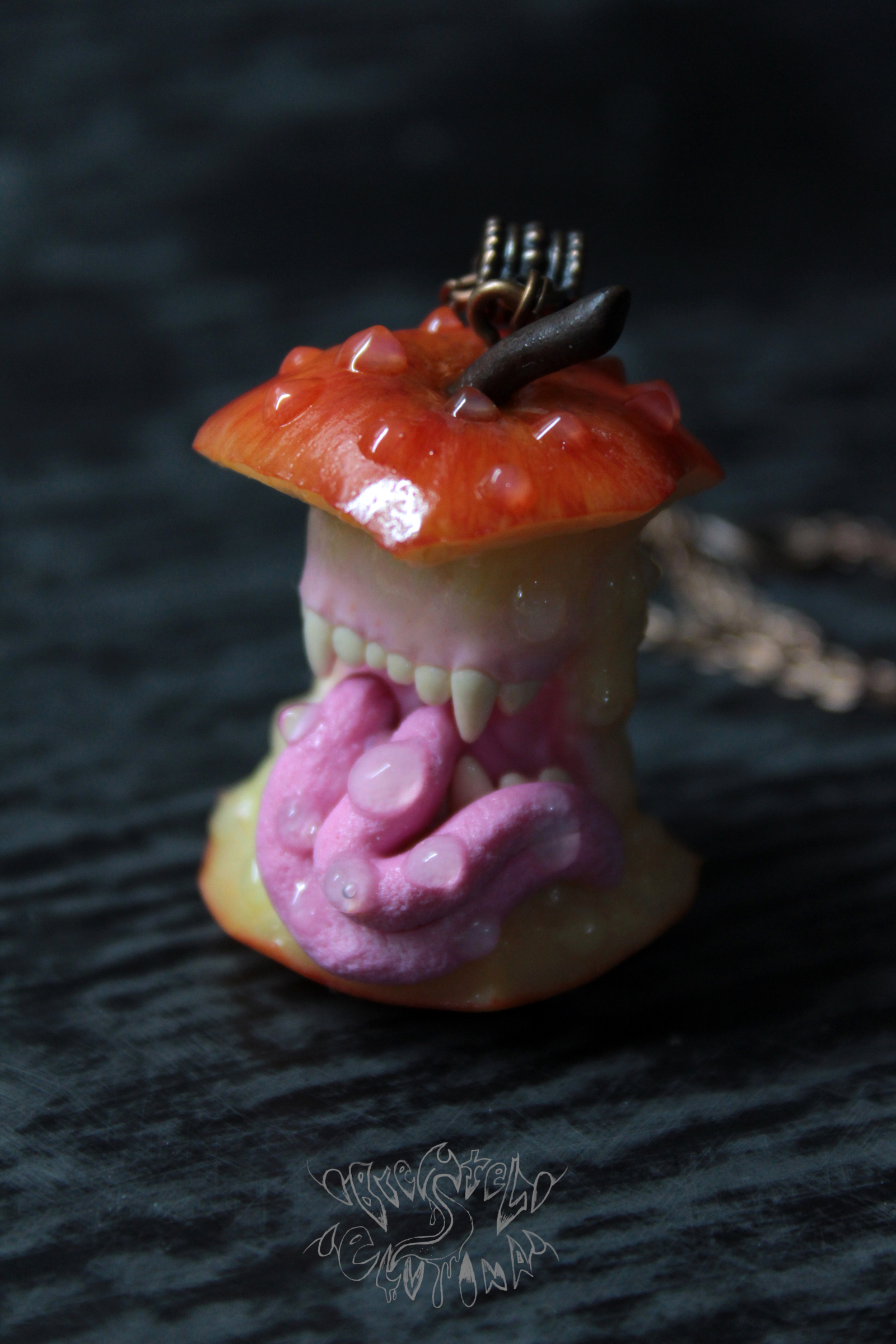 Pendant Grout - My, Polymer clay, Kripota, Longpost