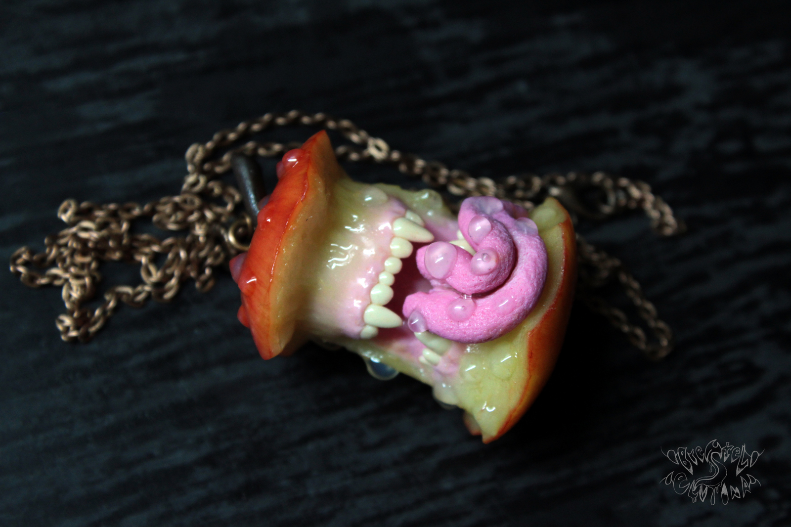 Pendant Grout - My, Polymer clay, Kripota, Longpost