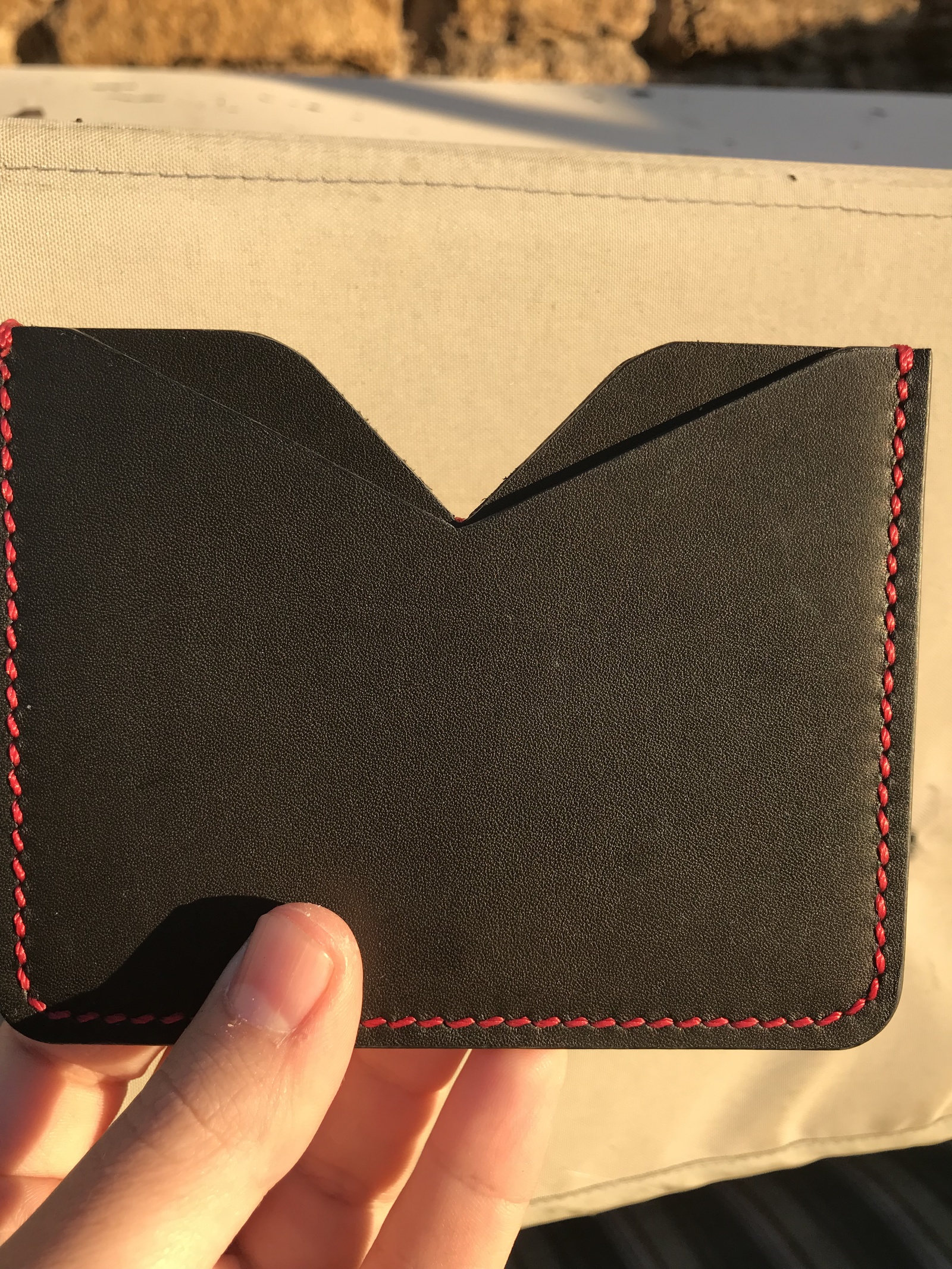 Case for auto documents made of genuine leather - Natural leather, Handmade, Hand seam, Documentation, Auto, , Longpost