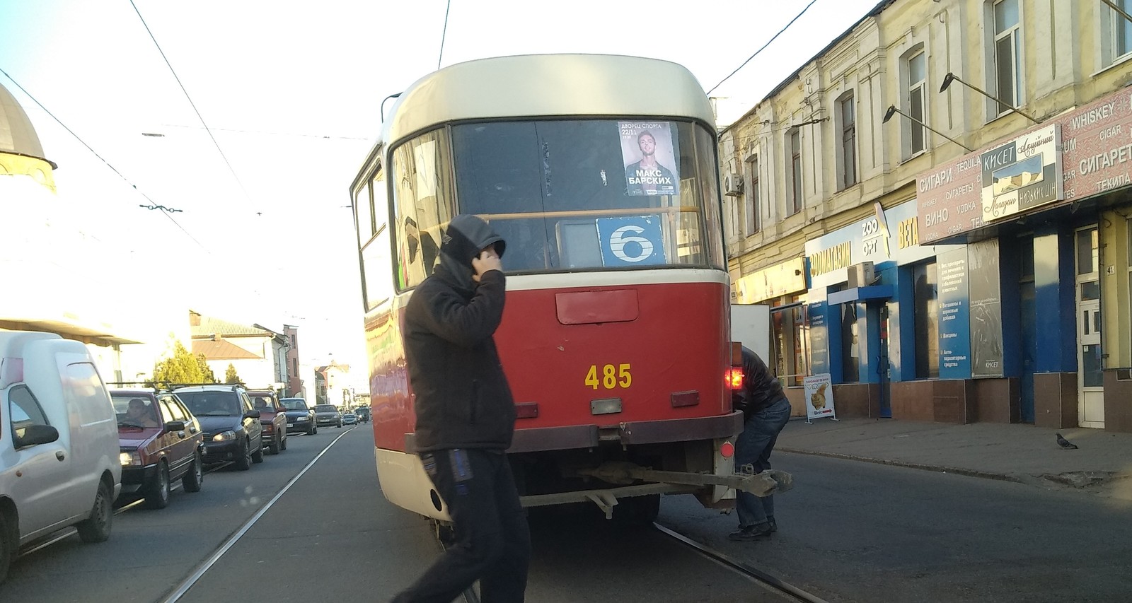 Agricultural country Ukraine! With a goat in the tram! - My, Tram, Пассажиры, Goat, Gorelectrotrans, Longpost