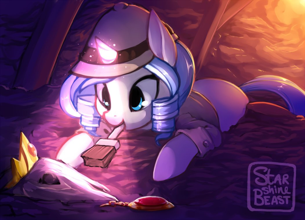 At the excavations - My little pony, Original character