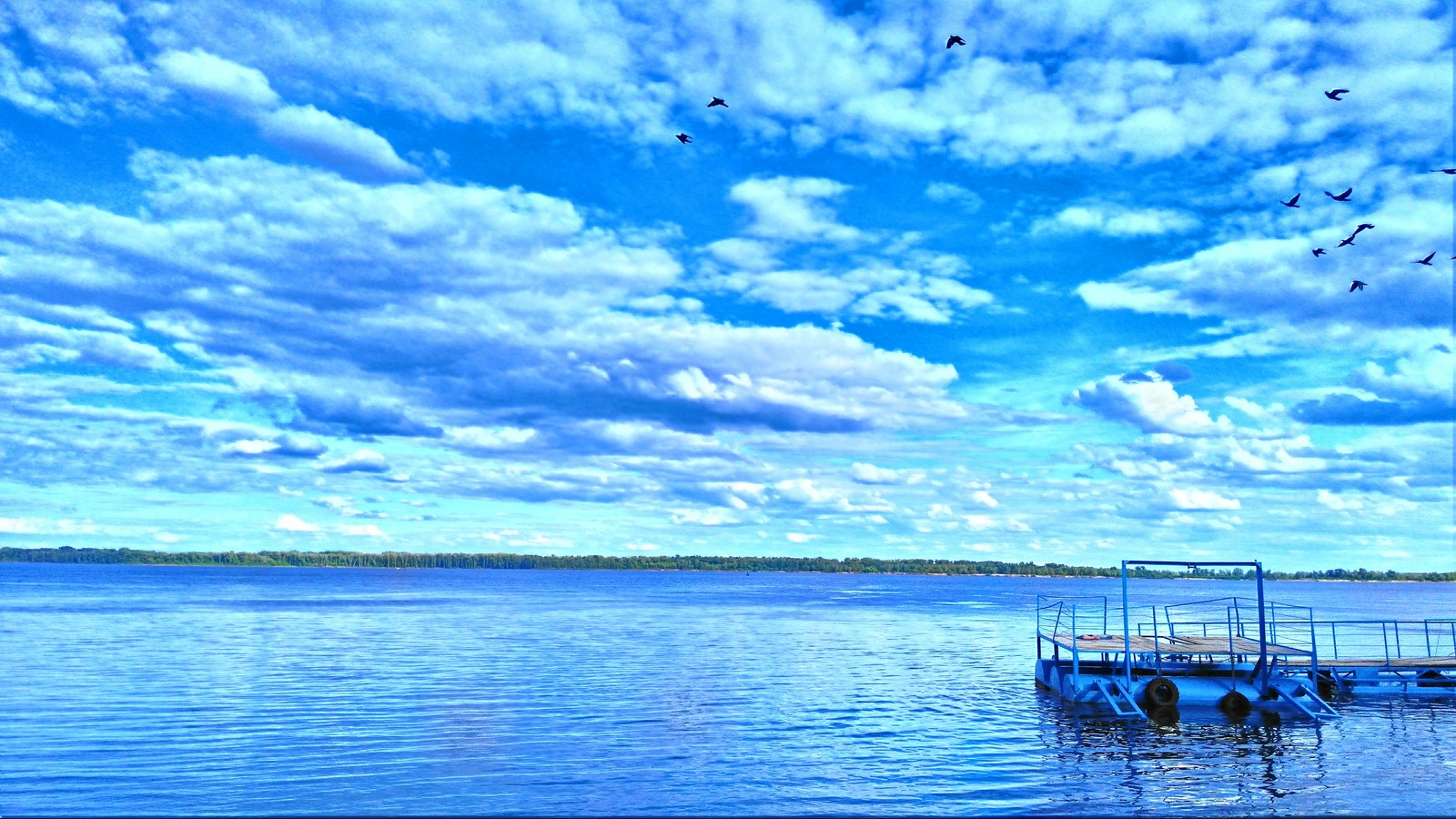 Old pier. - My, Mobile photography, Volga river, The photo, Pontoon