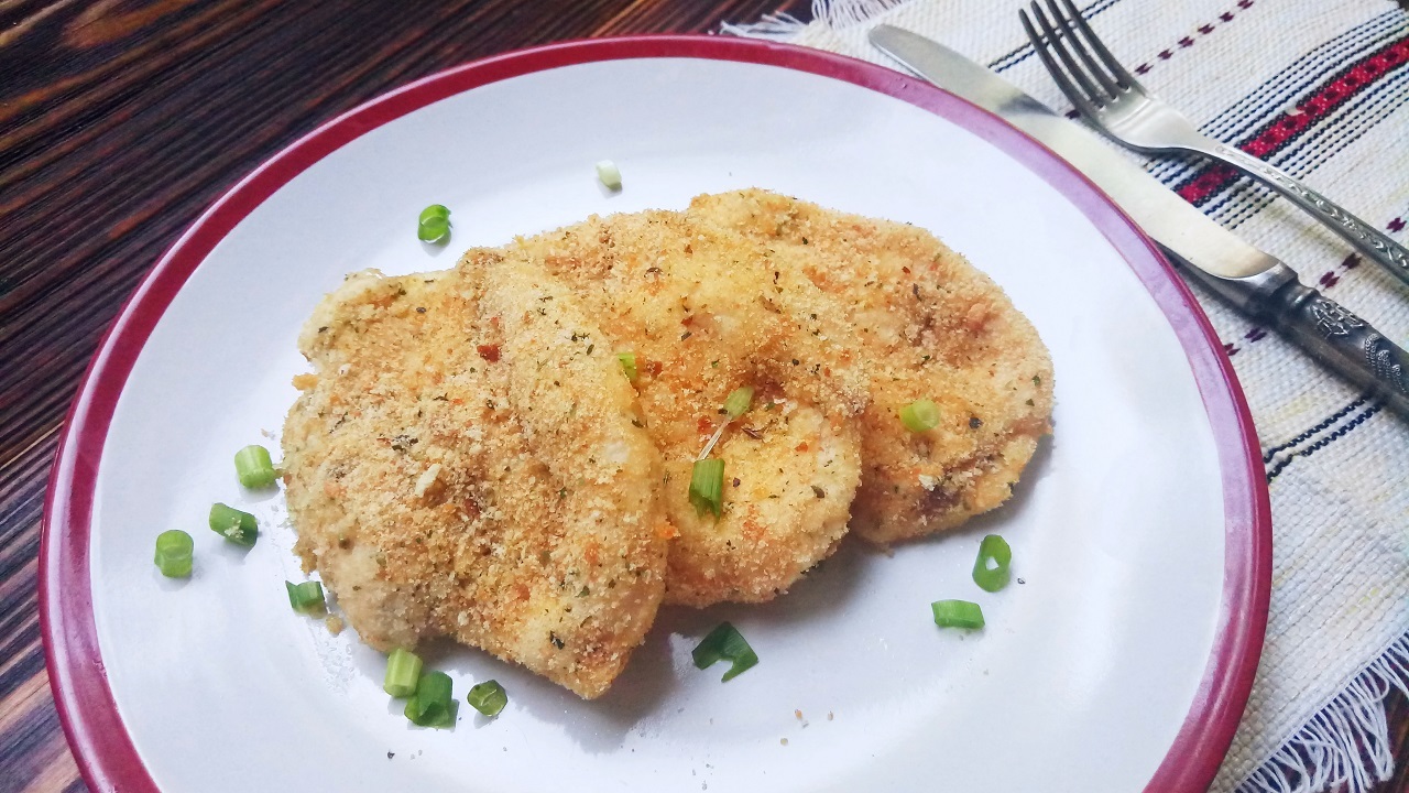 Chicken chops in the oven - My, Chop, Cooking, Recipe, Video recipe, Video, Longpost