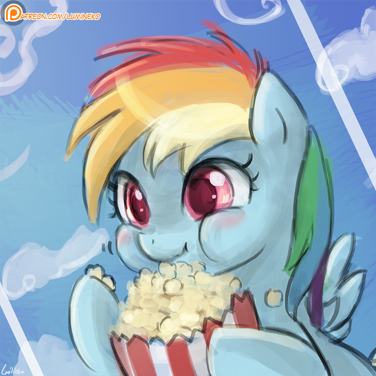 When srach starts in the comments under your post - My little pony, Rainbow dash, Art