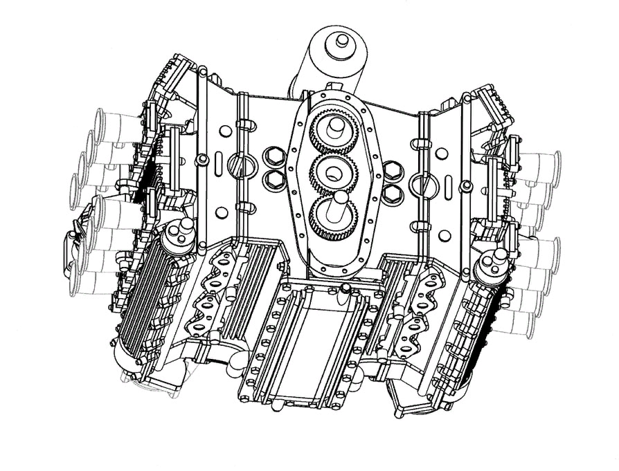 British drug addiction: H-shaped 16-cylinder engine in a Formula 1 car - Formula 1, Technics, Engine, Story, Video, Interesting, Auto, Race, Longpost