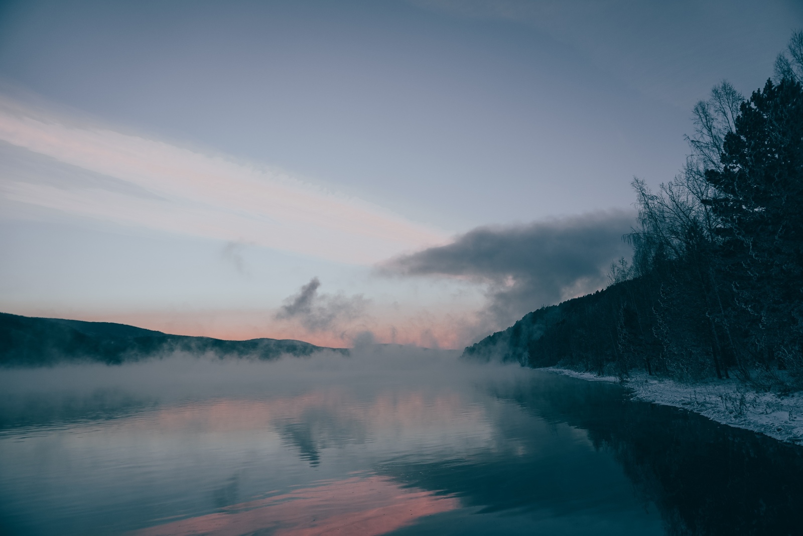 N o v e m b e r M a g i c - My, Krasnoyarsk, Siberia, Snow, November, Yenisei, Nature, Longpost