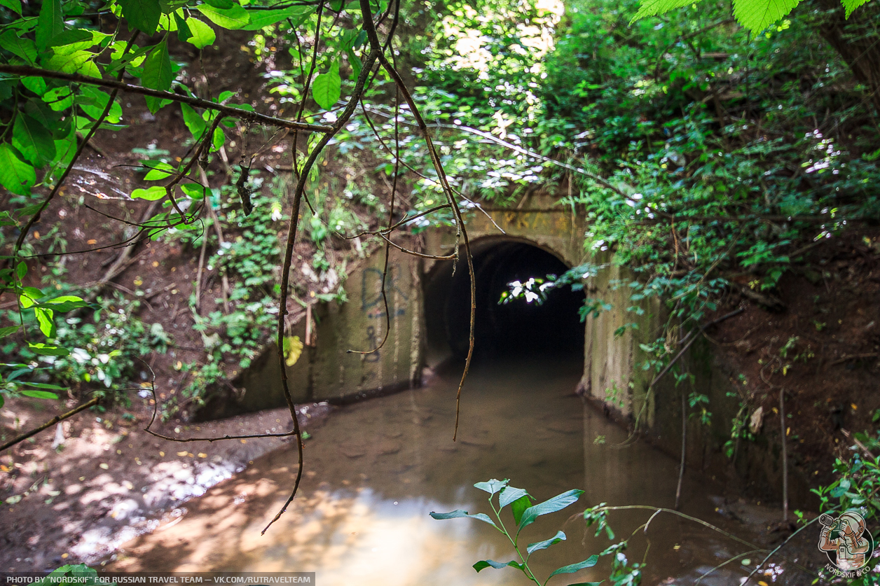 Almost a location from Stalker Or an underground river with burning fluff - My, Abandoned, Underground River, Longpost