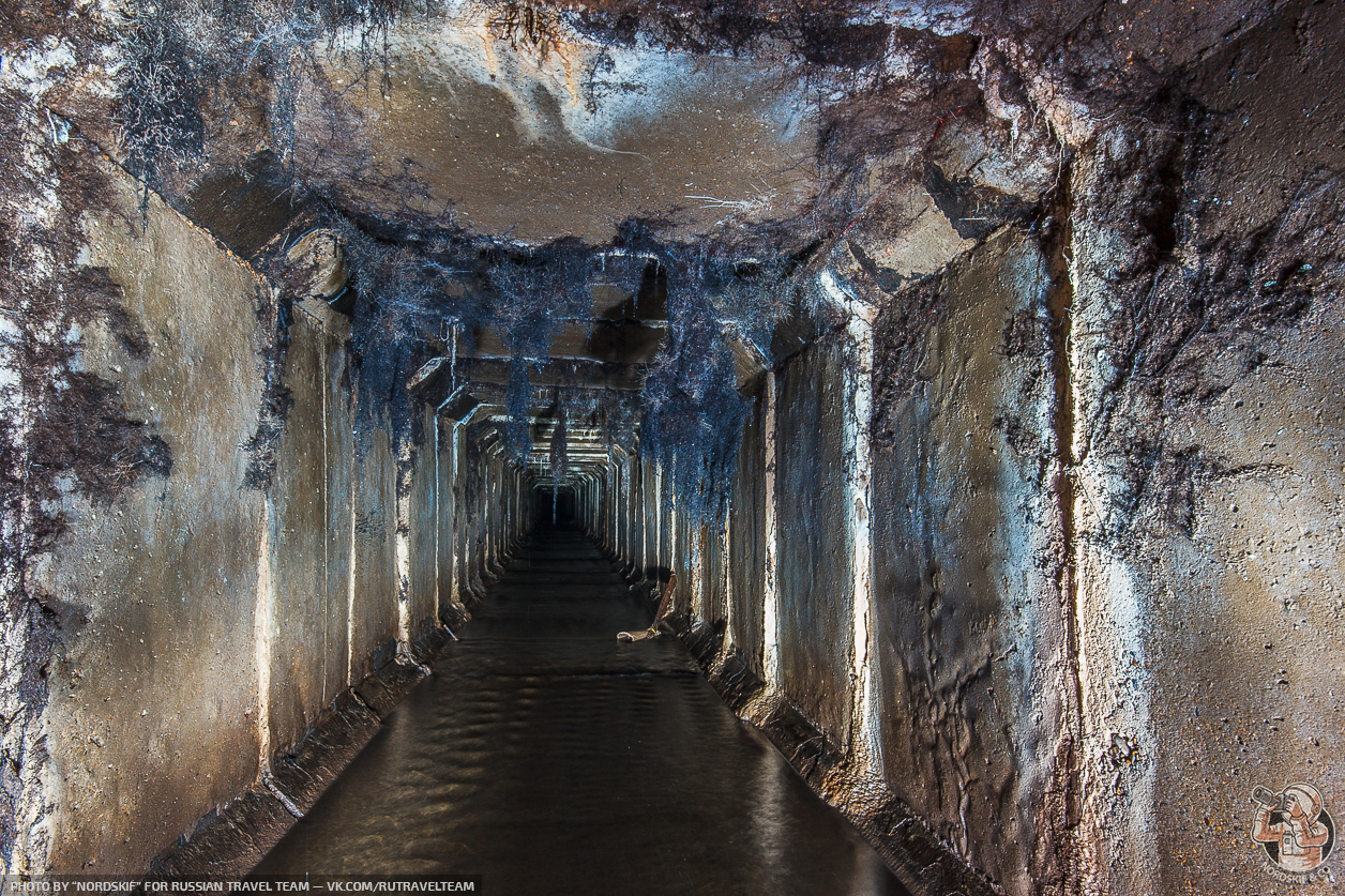 Almost a location from Stalker Or an underground river with burning fluff - My, Abandoned, Underground River, Longpost