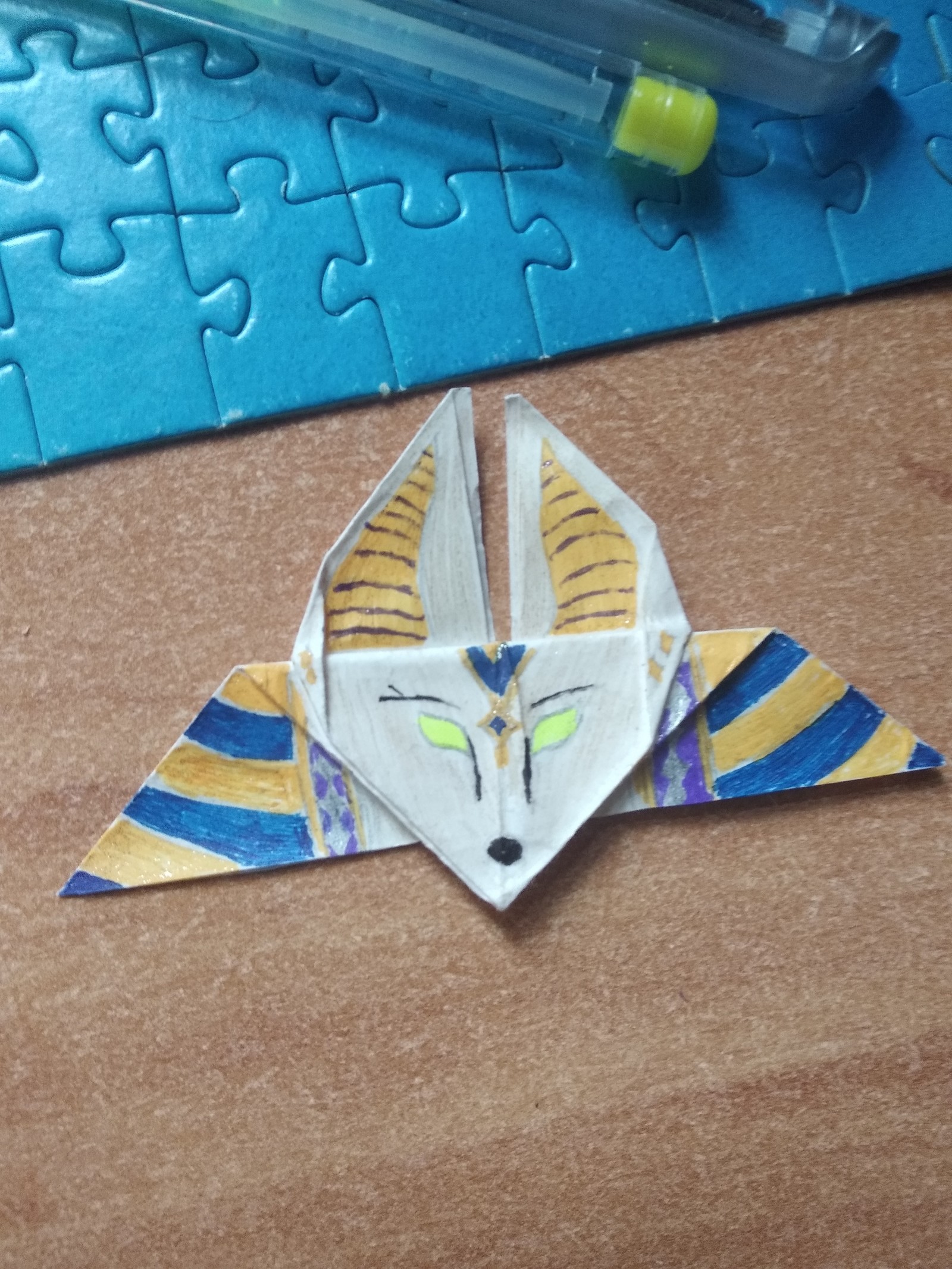 How to Start Making a Butterfly and Accidentally Make Anubis - My, Mythology, Anubis, With your own hands, Longpost