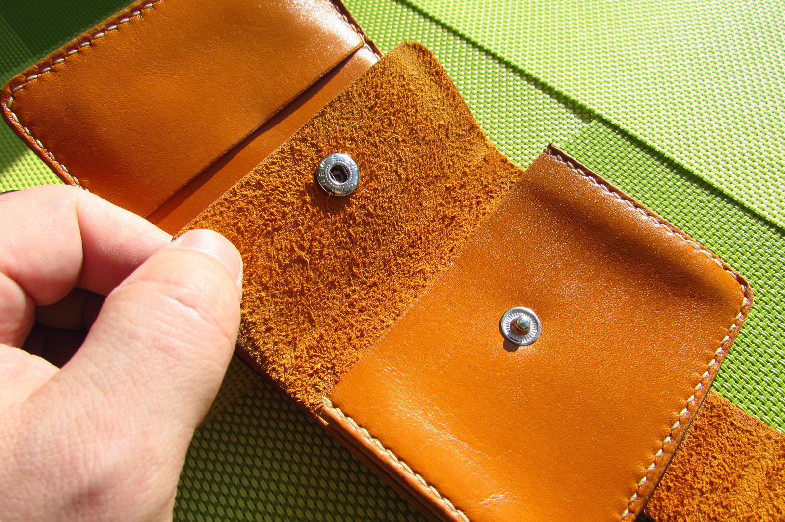 How tired of these wallets! - My, Leather, Wallet, With your own hands, Needlework with process, Longpost