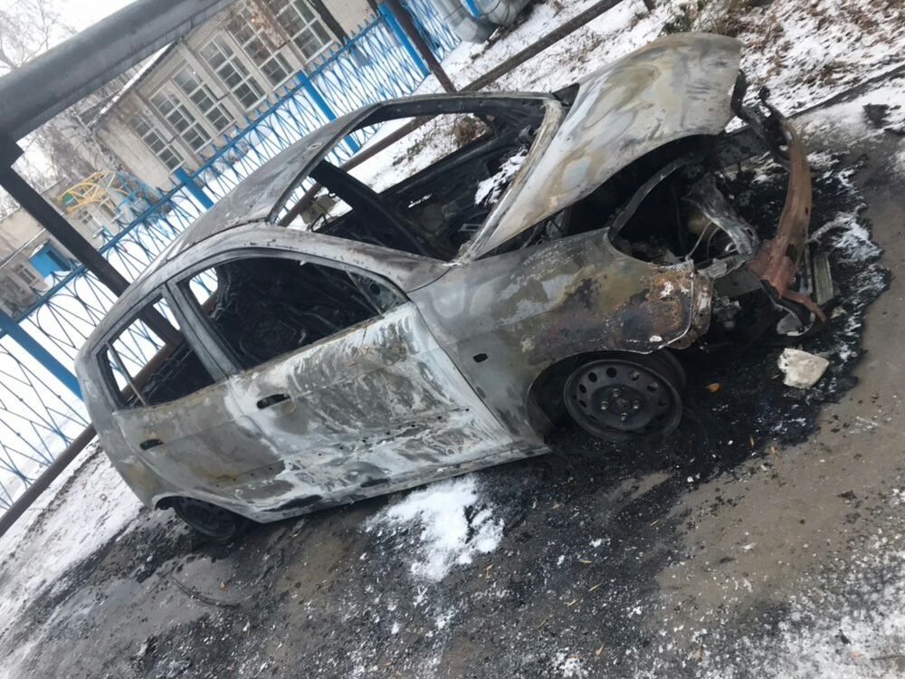 Good Friday morning. - My, Car, Arson, Good morning, Nizhny Novgorod, Sormovo, Longpost