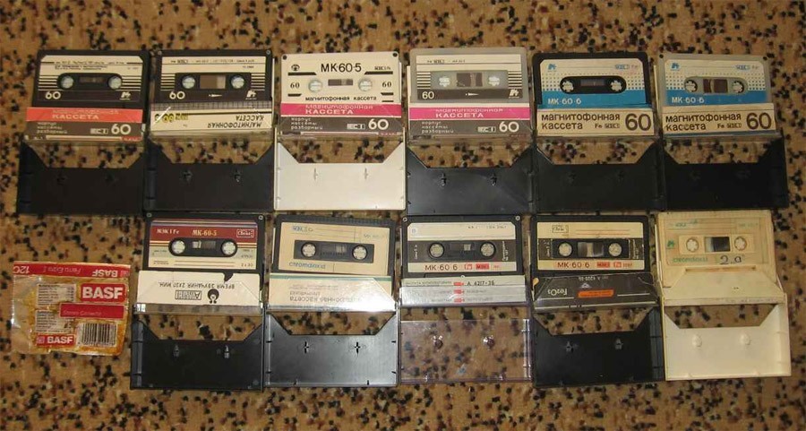 Audio cassettes in the USSR... - Nostalgia, 90th, Music, Retro, Russia, Longpost