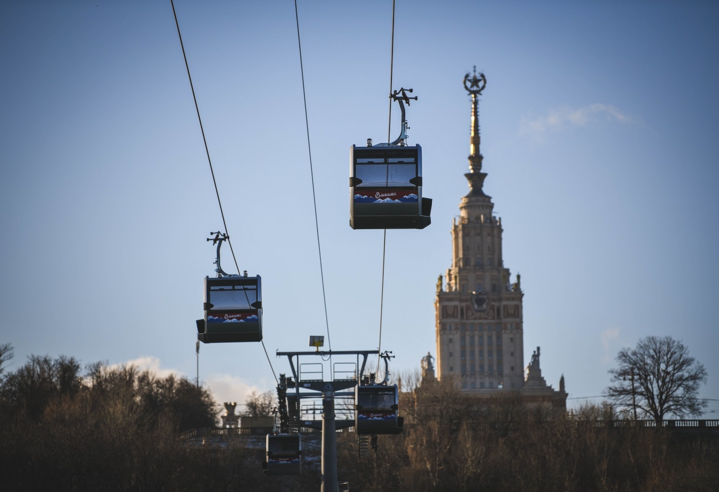 The cable car was opened in Moscow. The first month is free! - Moscow, Cable car, Is free, Longpost