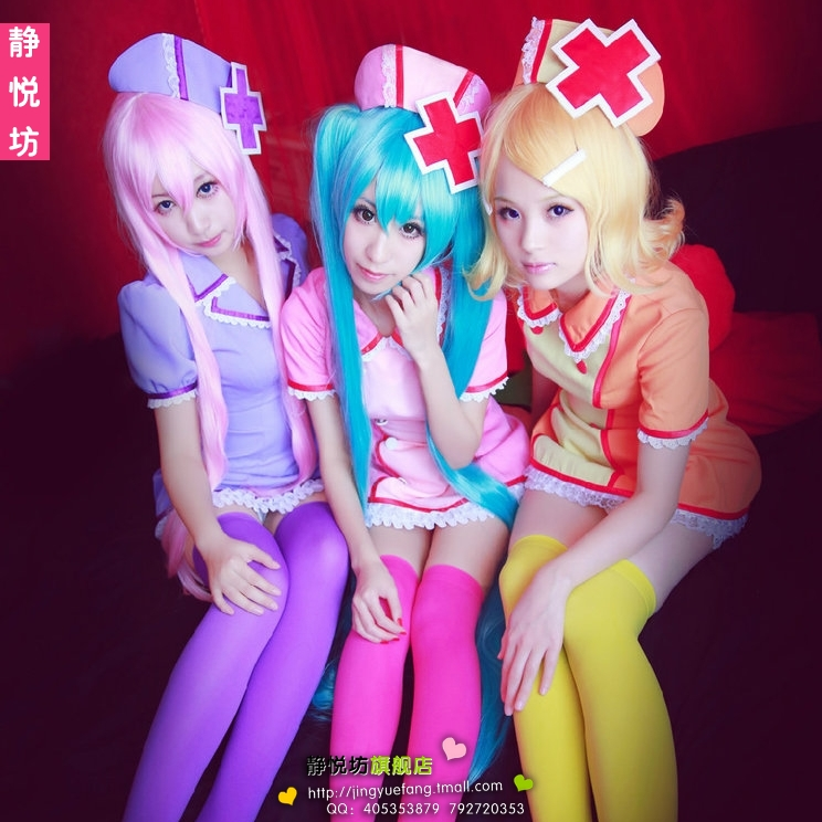 admin is recovering - Anime, Not anime, Vocaloid, Hatsune Miku, Kagamine rin, Megurine luka, Cosplay