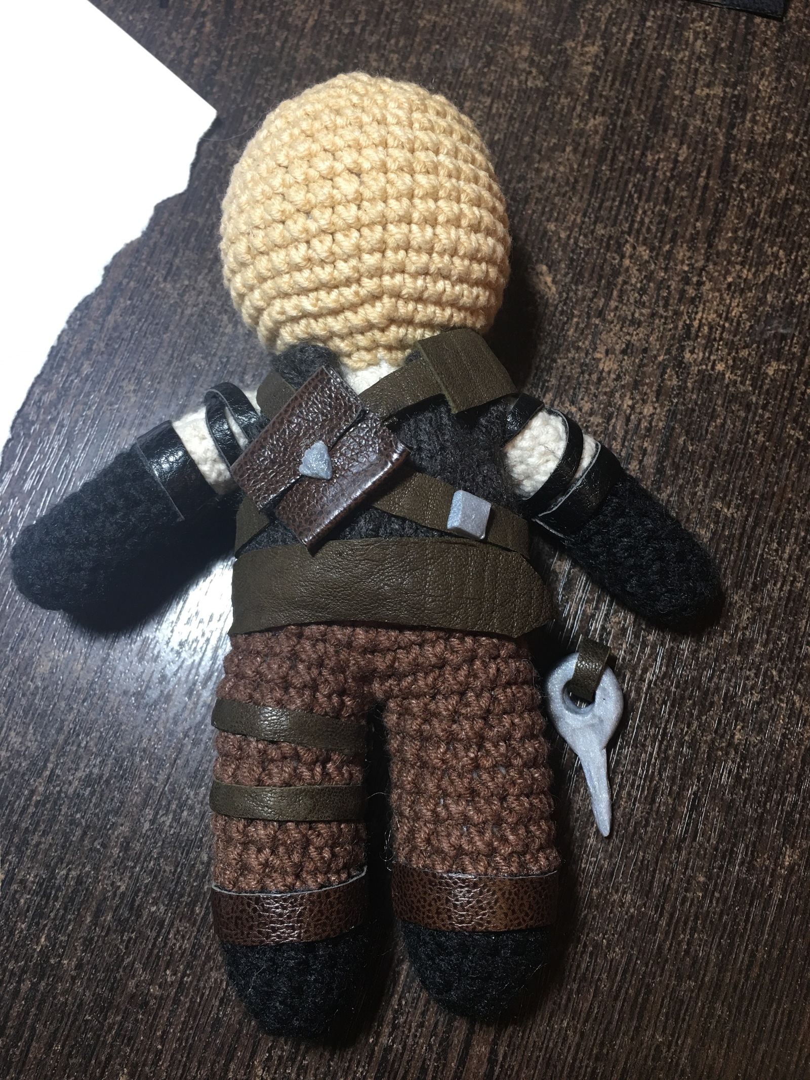 Birth of Geralt of Rivia - My, Witcher, Geralt of Rivia, The Witcher 3: Wild Hunt, Amigurumi, Longpost, Needlework