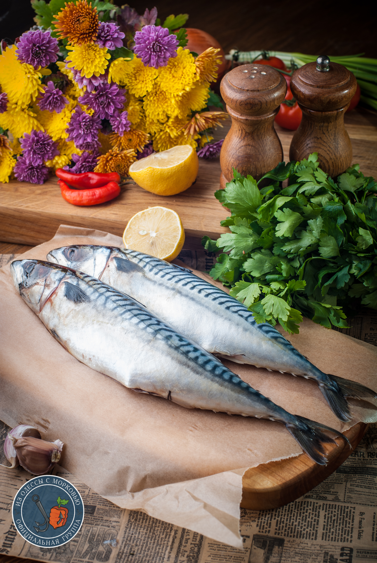 How to color yourself December .. Mackerel on a grill pan - My, From Odessa with carrots, Recipe, Cooking, Food, The photo, Longpost