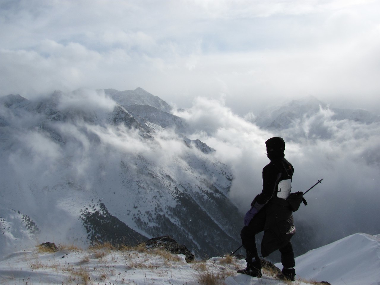 Winter hike along Teberda - My, The mountains, Tourism, Travel across Russia, Travels, Longpost