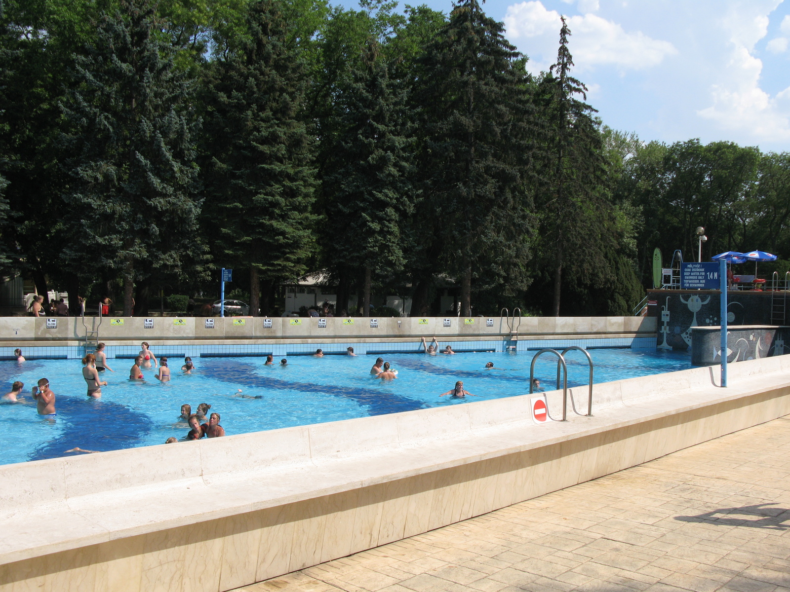 Baths Palatinus Strand. Budapest. - My, Hungary, Budapest, Bath, Longpost