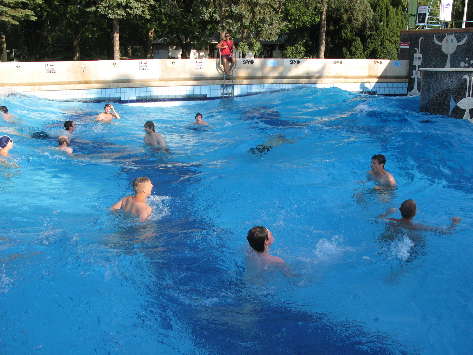 Baths Palatinus Strand. Budapest. - My, Hungary, Budapest, Bath, Longpost