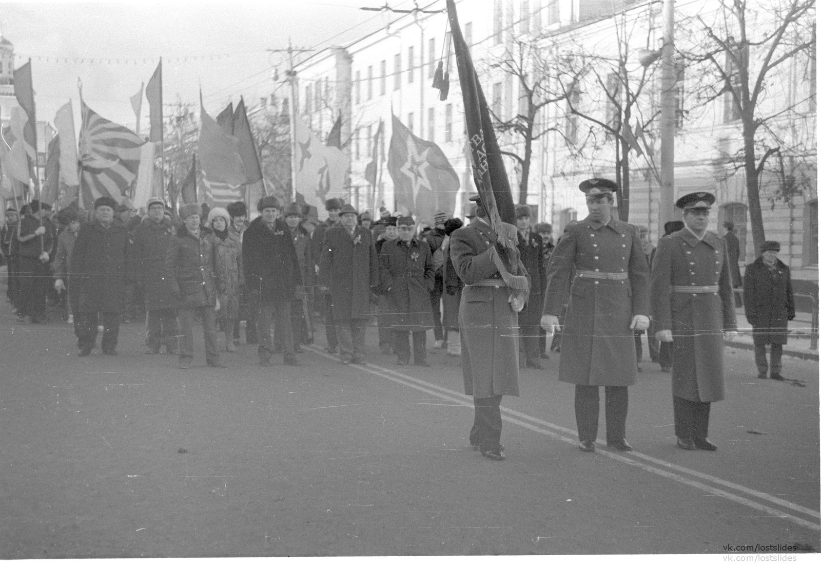 Demonstration 07.11.1987, Vladimir - My, Vladimir, the USSR, Demonstration, 1987, Lostslides, Longpost