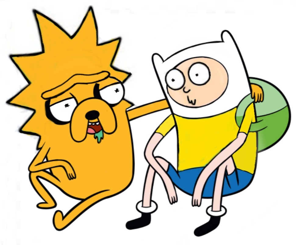 what if ... - Rick and Morty, Finn and Jake, Adventure Time