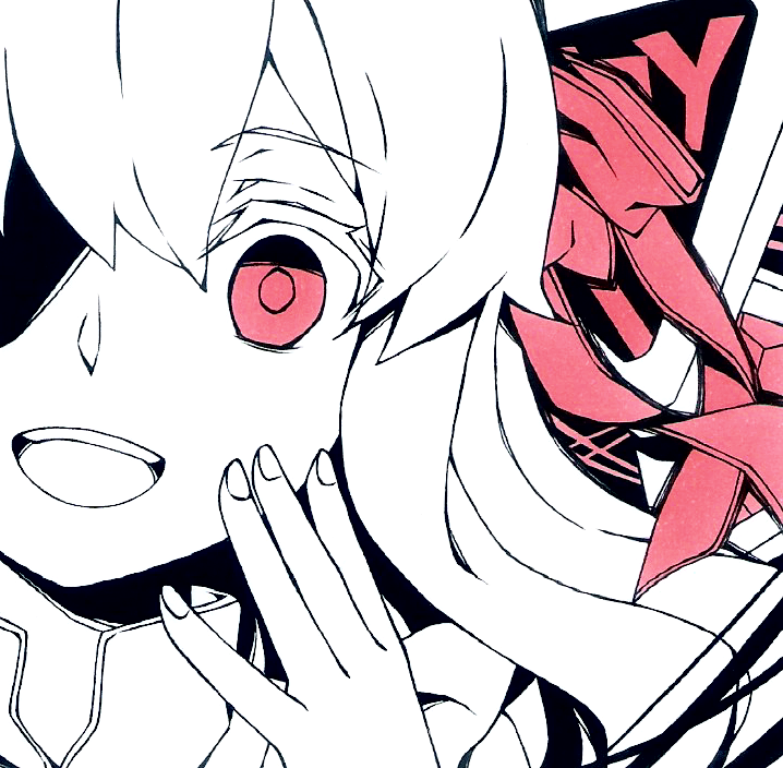 Mekakushi-dan furiaikon - Anime, Not anime, Anime art, Kagerou project, Mekakucity Actors, , Longpost