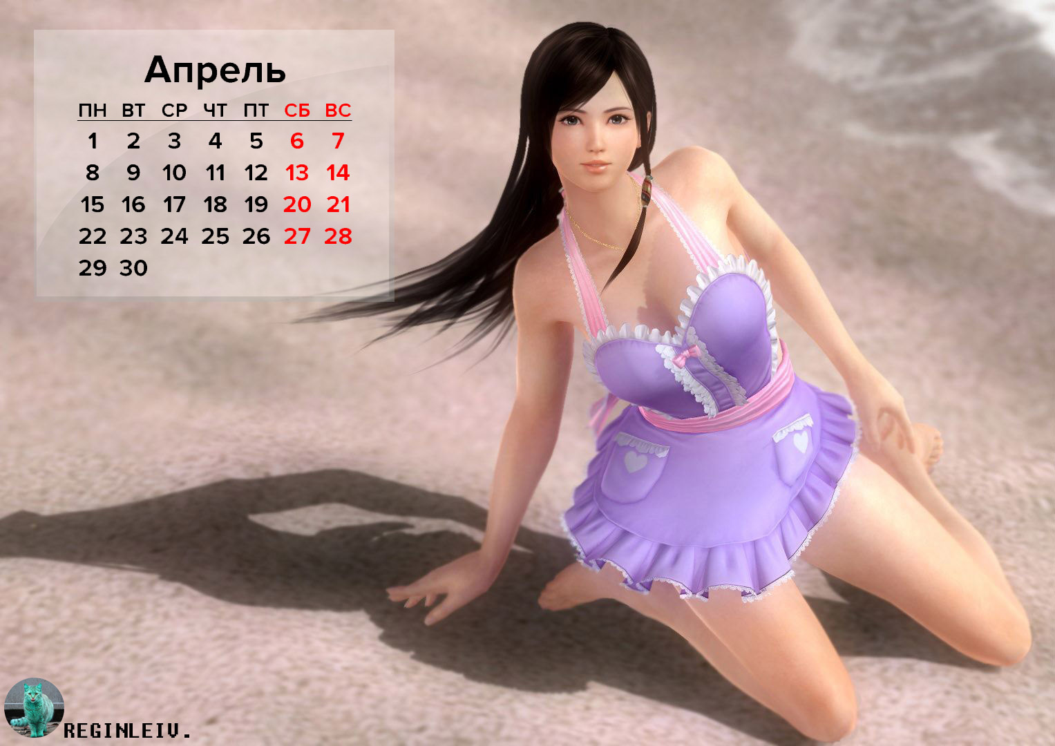 Calendar for adult gamers - NSFW, My, Games, Dead or alive, The calendar, Longpost, Dead Or Alive (game series)